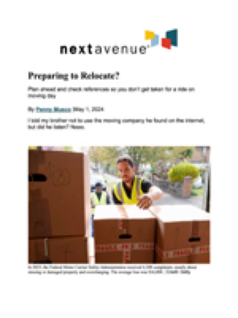 how to avoid moving scams