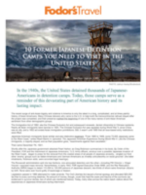 Japanese internment camps U.S.