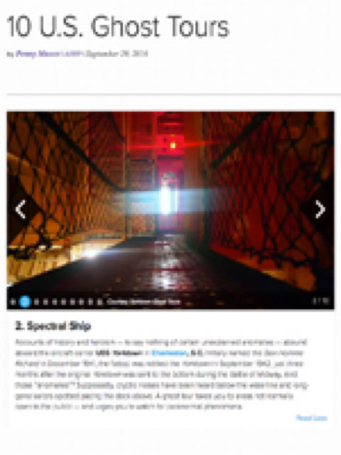 10 U.S. Ghost Tours