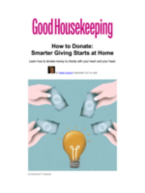 Smart charitable giving