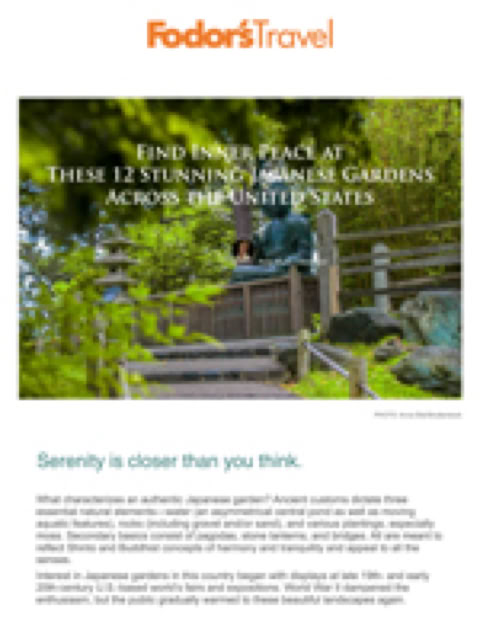 Japanese gardens in the U.S.